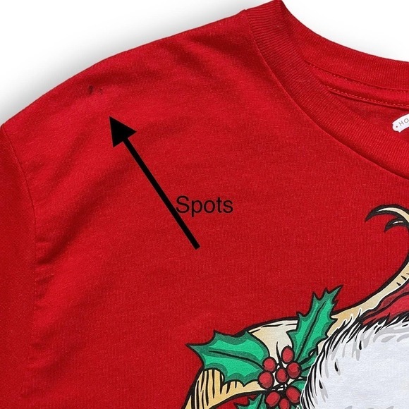 Holiday Time Christmas Tee Red Santa Beleive T Shirt Size XL Unisex - Picture 7 of 10